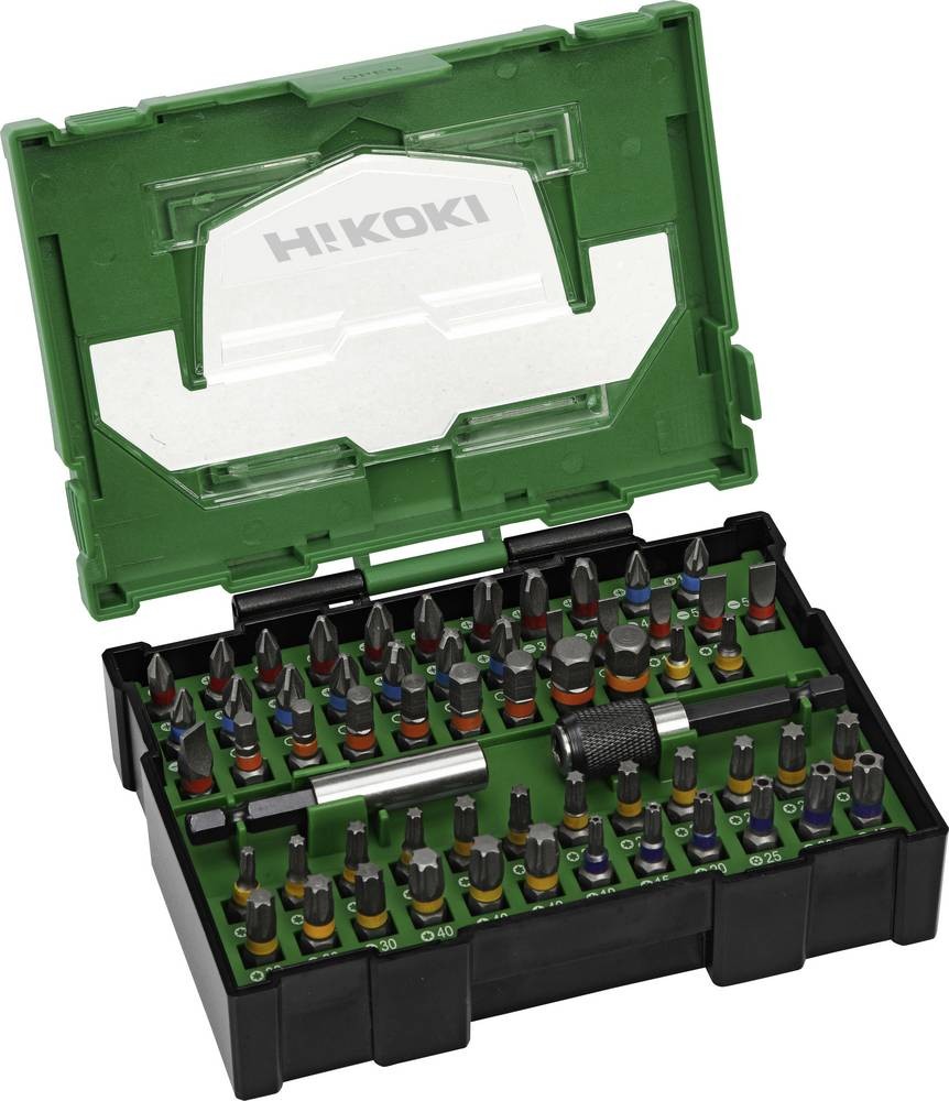 HiKOKI 40030024 Bit-Set T-Profil, Schlitz, Kreuzschlitz Phillips,