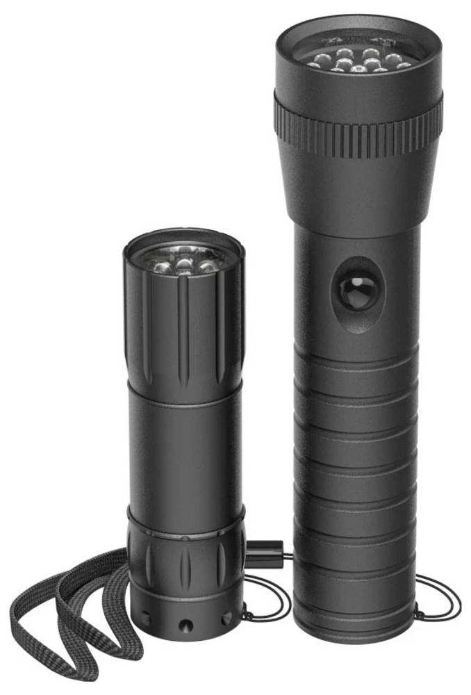 Hama FL-DUO Nero Torcia a mano LED - Hama FL-DUO, Torcia a mano, Nero,