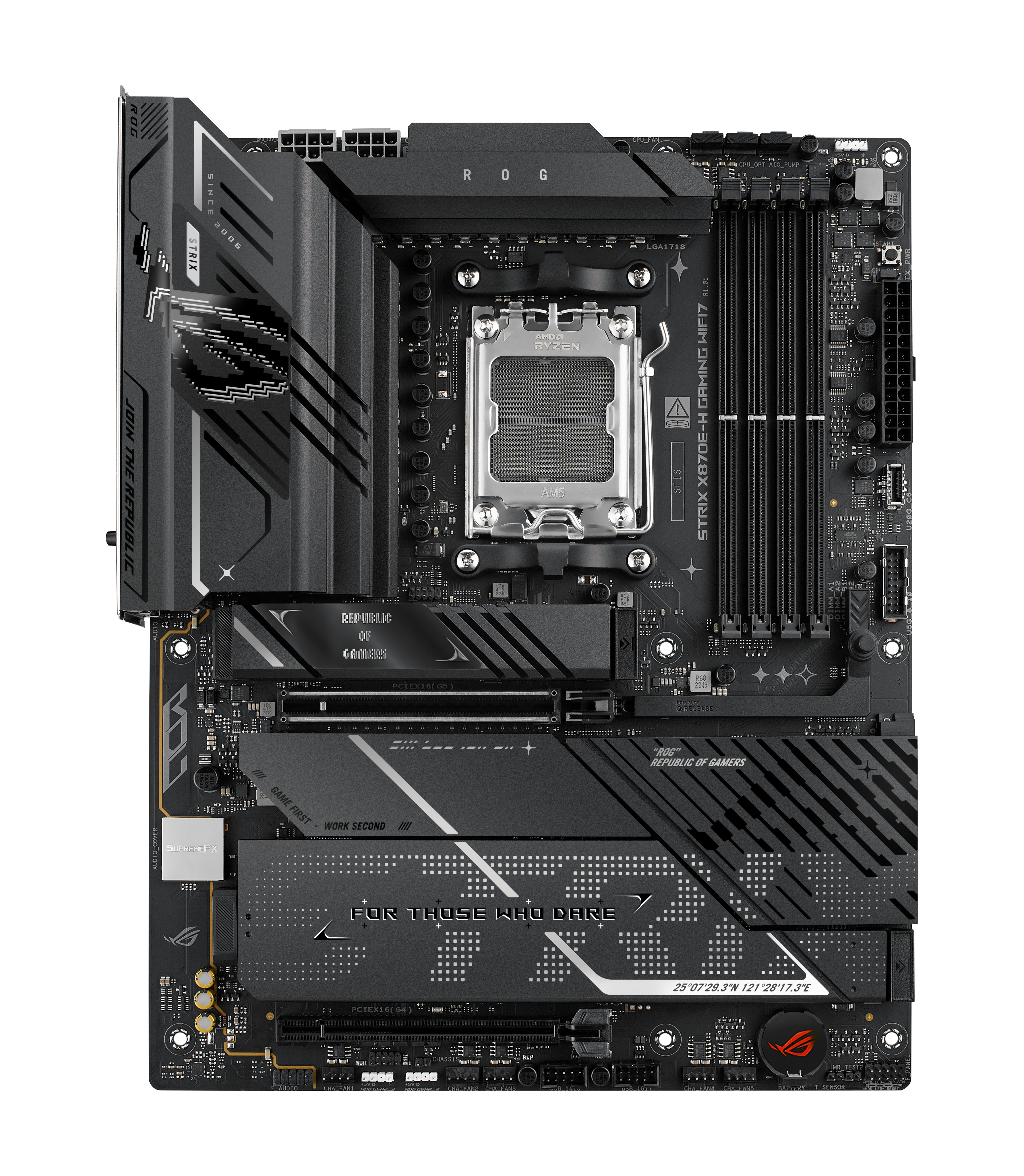 ASUS ROG STRIX X870E-H GAMING WIFI7 AMD X870E Emplacement AM5 ATX -