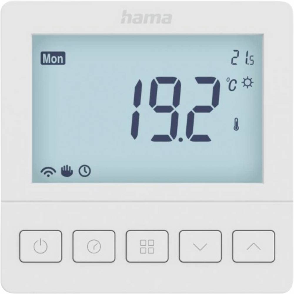 Hama 00176629 termostato Bianco - Hama 00176629, Termostato digitale,