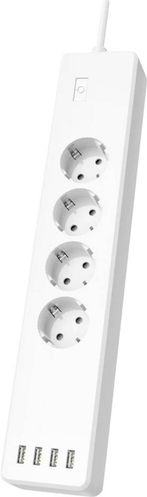 Hama 00176628 power extension 1.7 m 4 AC outlet(s) Indoor White -