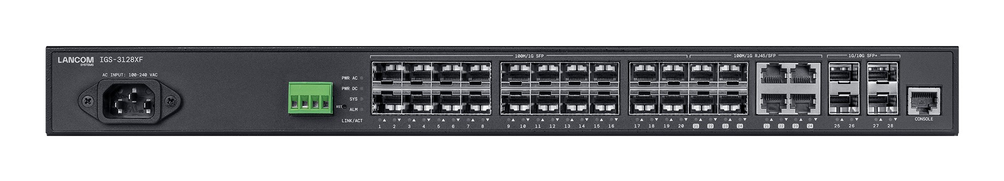 LANCOM IGS-3128XF Gestito L2/L3 1U Nero - LANCOM IGS-3128XF, Gestito,