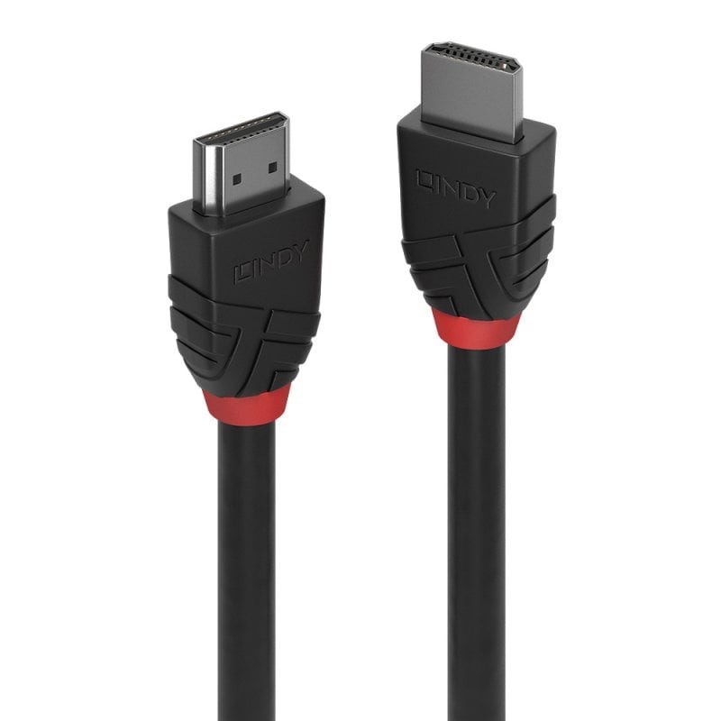 Lindy 10m 8K60Hz HDMI Cable, Black Line - Lindy 10m 8K60Hz HDMI Cable,