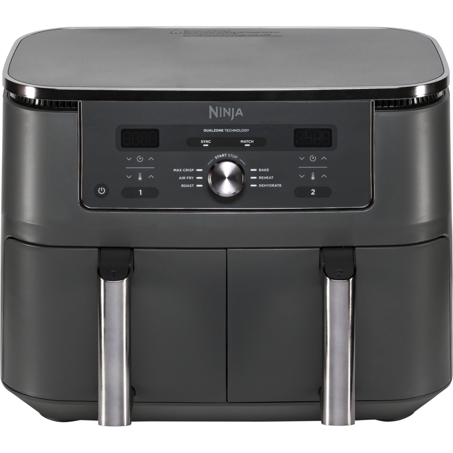 Ninja Foodi DZ400EU Heißluftfritteuse metallic grau