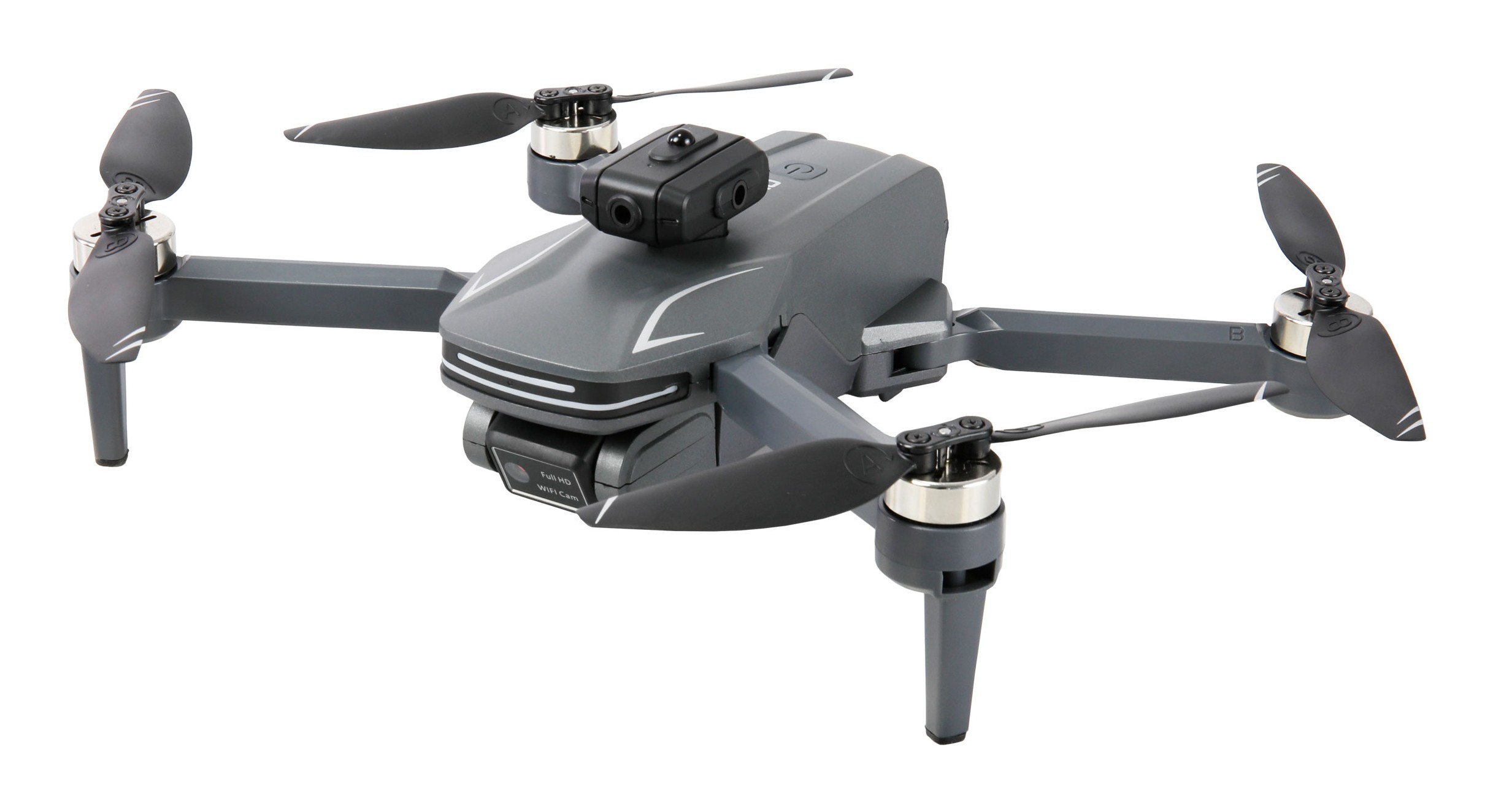 Amewi X4KPro 4 rotors Quadcopter 3840 x 2160 pixels 1500 mAh Grey -