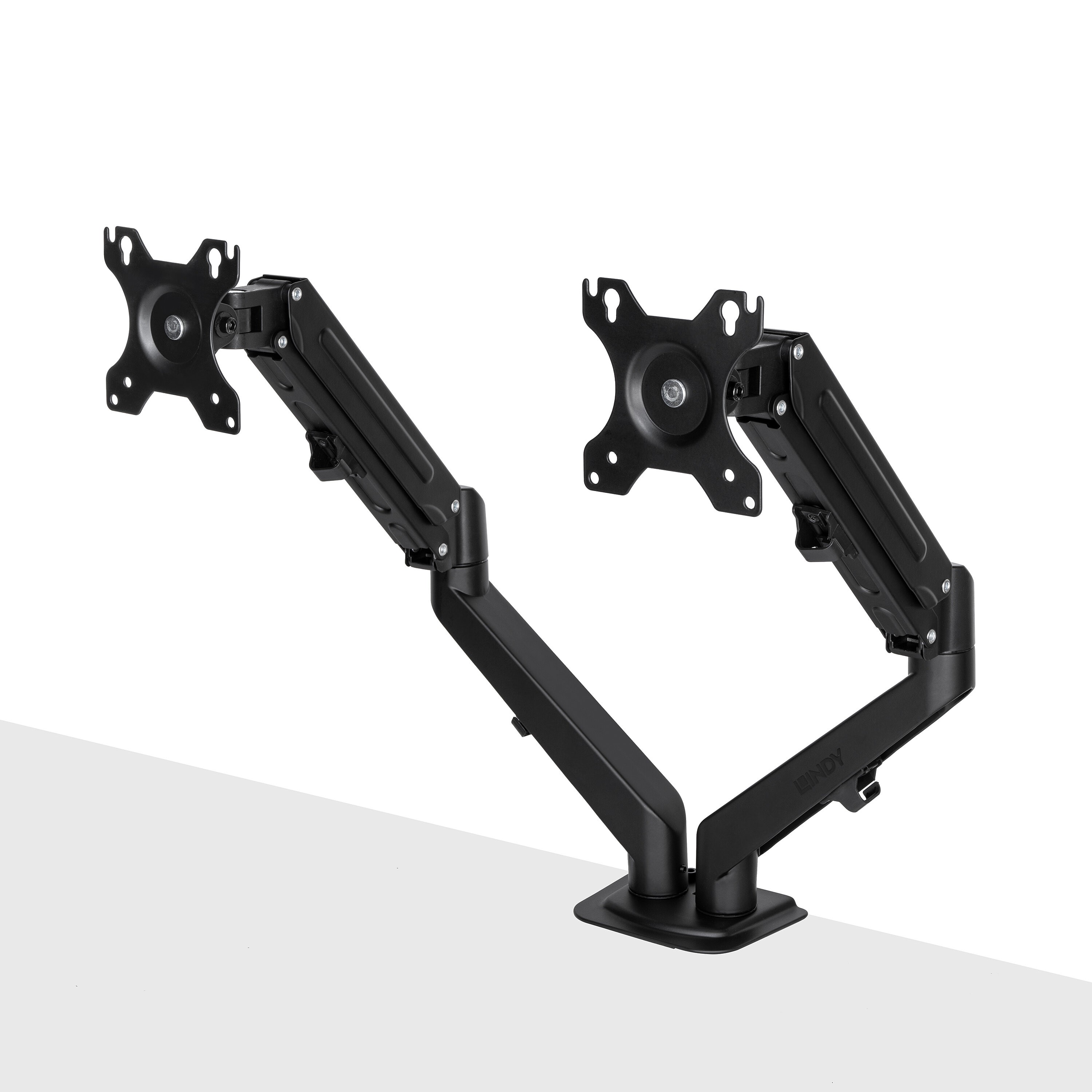 Lindy 40708 monitor mount / stand 68.6 cm (27") Desk Black - Lindy