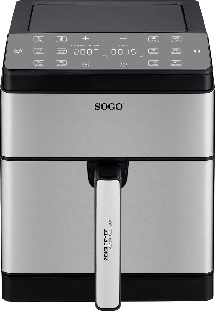 Sogo FRE-SS-10915 fryer Single 8 L Stand-alone 1800 W Hot air fryer