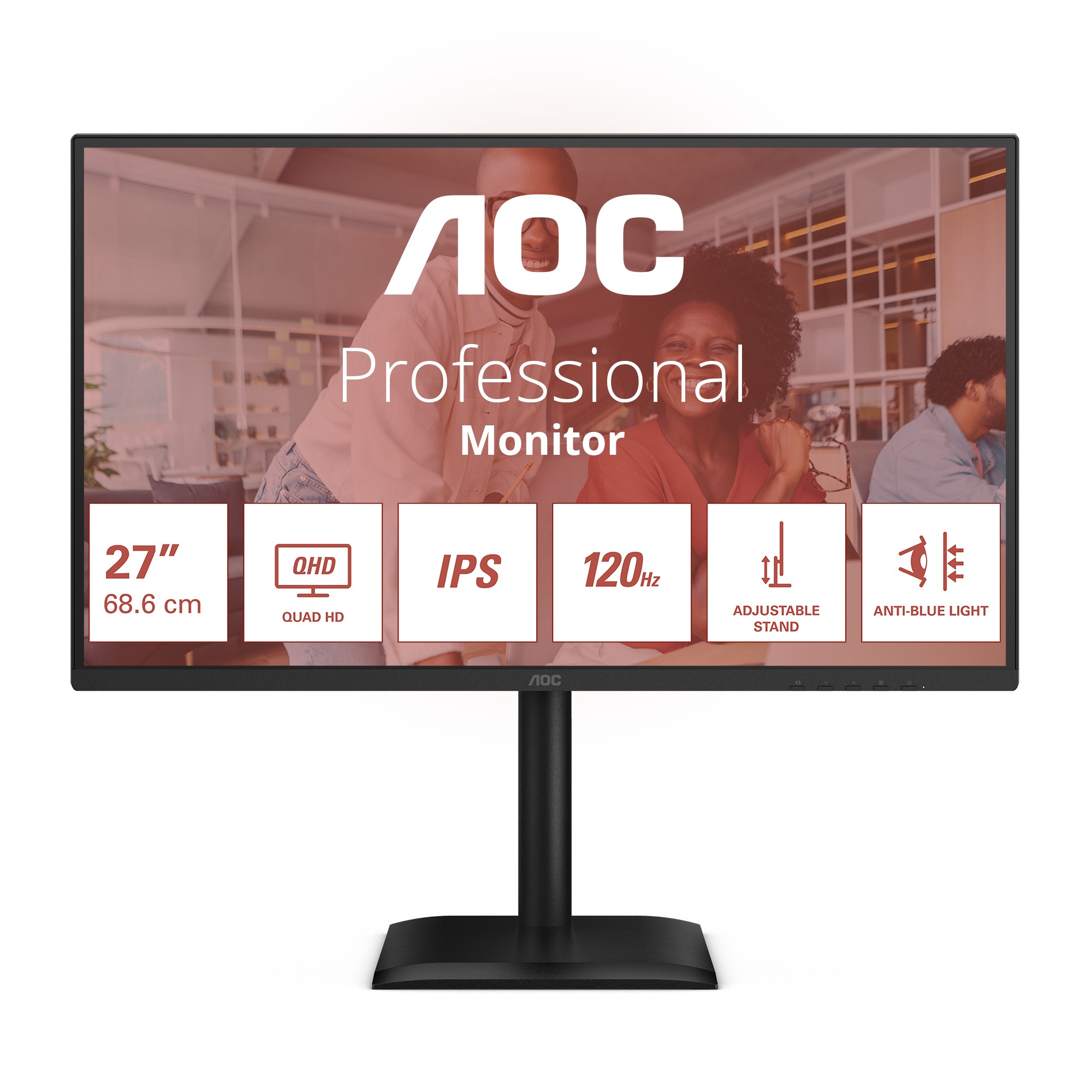 AOC E4 Q27E4U computer monitor 68.6 cm (27") 2560 x 1440 pixels Quad