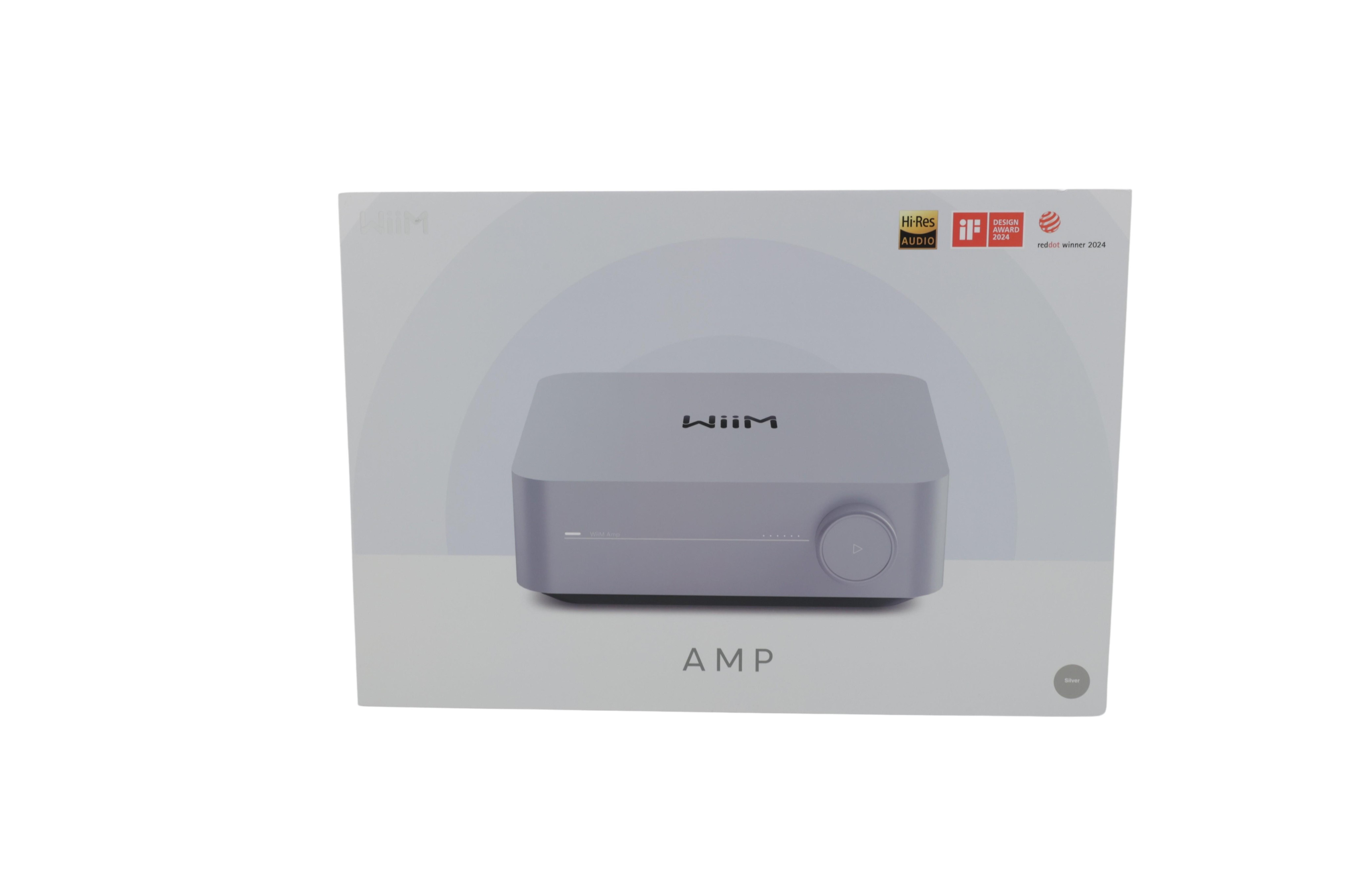 WiiM Amp Home Silver - WiiM Amp, 120 W, 0.0025%, 98 dB, 8 , 250 Hz,