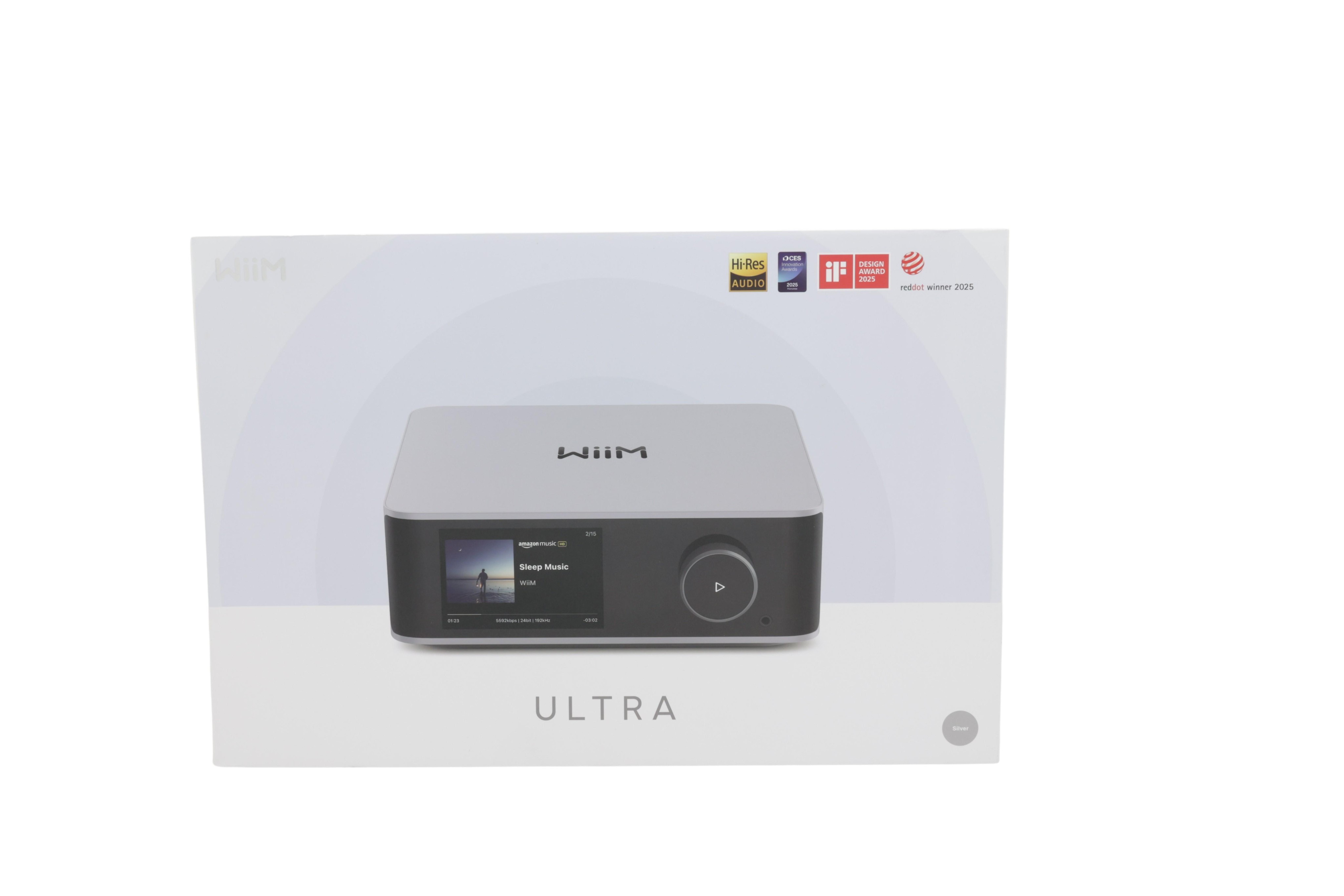WiiM Ultra Bluetooth Built-in display - WiiM Ultra, Silver, 119 dB, 0.