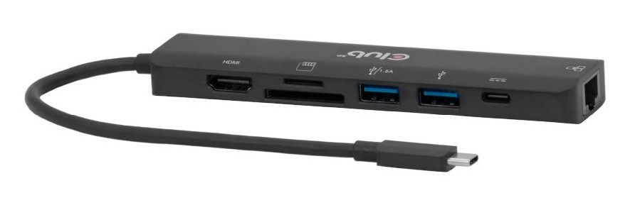 CLUB3D CSV-2553 interface hub USB Type-C 5000 Mbit/s Black - CLUB3D
