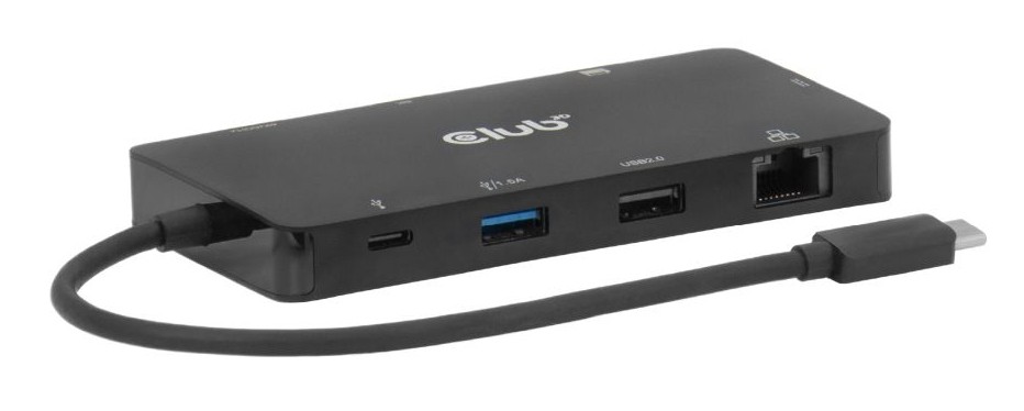 Club3D USB-C 9in1-HUB >2xHDMI/2xUSB/USB-C/LAN 4K60Hz PD100W retail
