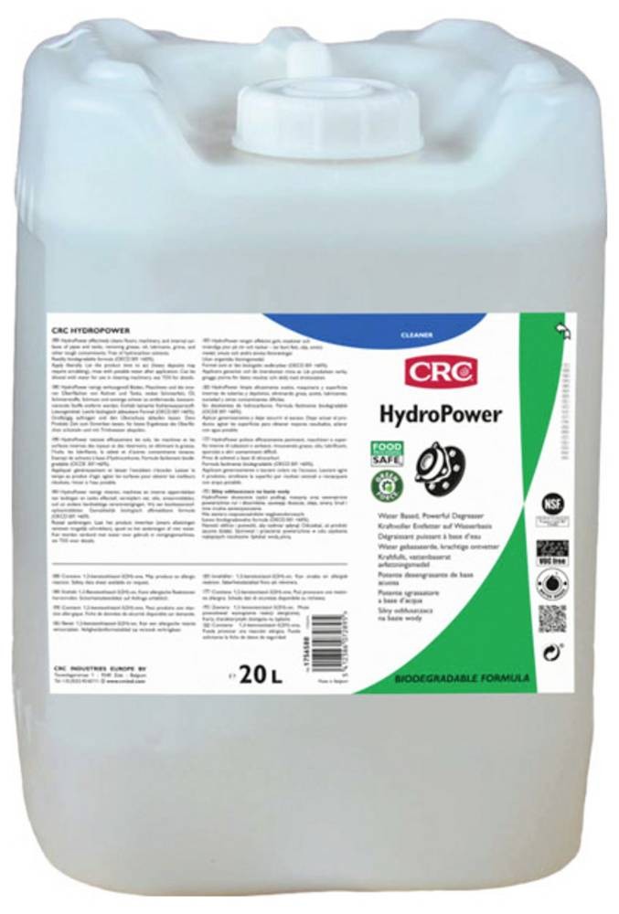 CRC Wasserbasierter Entfetter HYDROPOWER 1756580 20l
