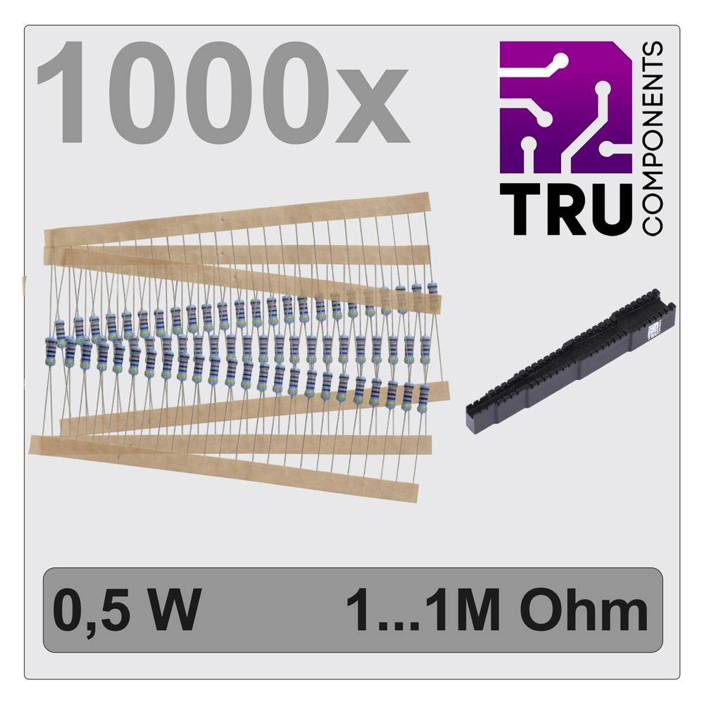 TRU COMPONENTS TC-12888480 T22P083 Metallschicht-Widerstand Sortiment