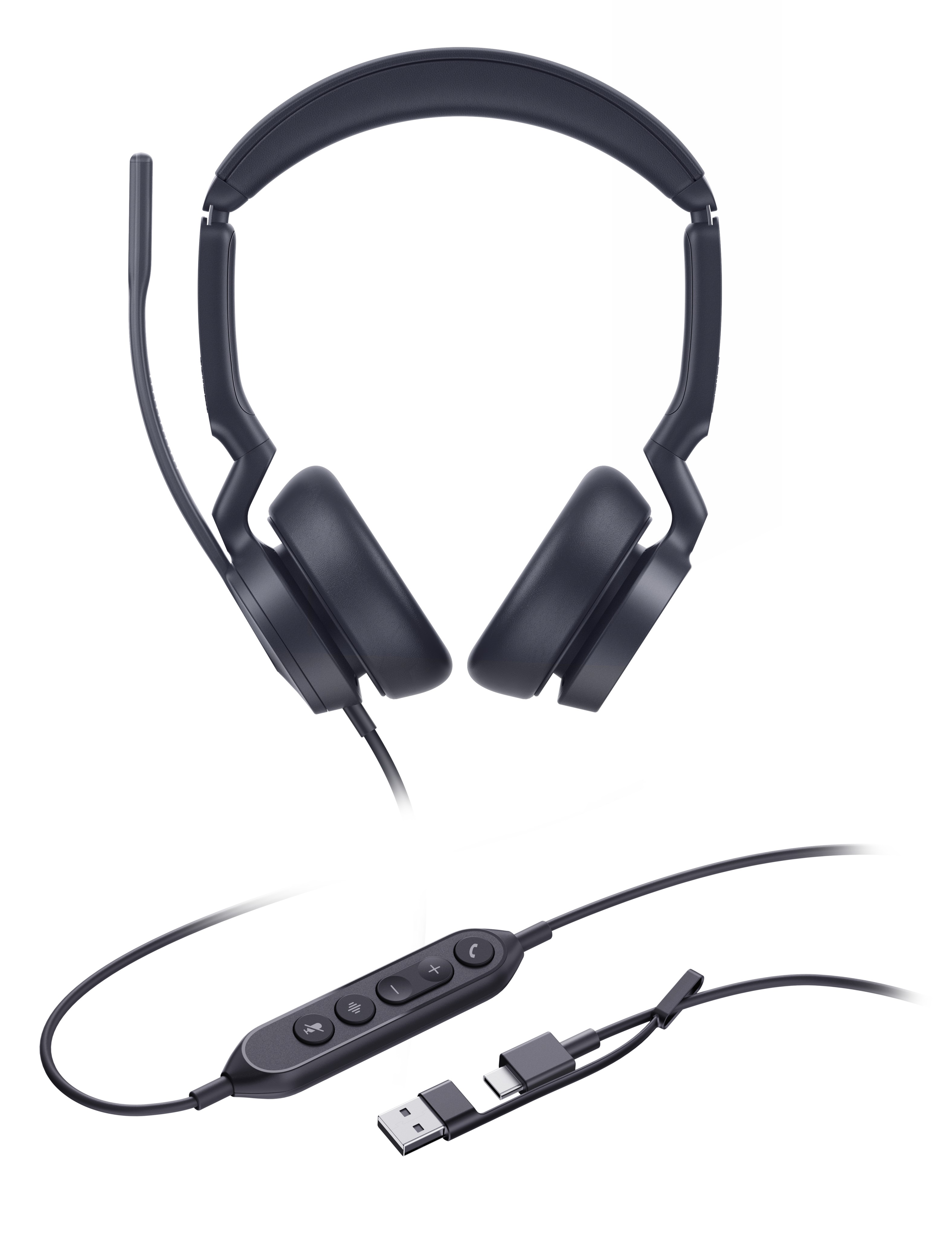 Yealink UH46 Dual UC USB-C/A Headset - Yealink UH46 Dual UC USB-C/A