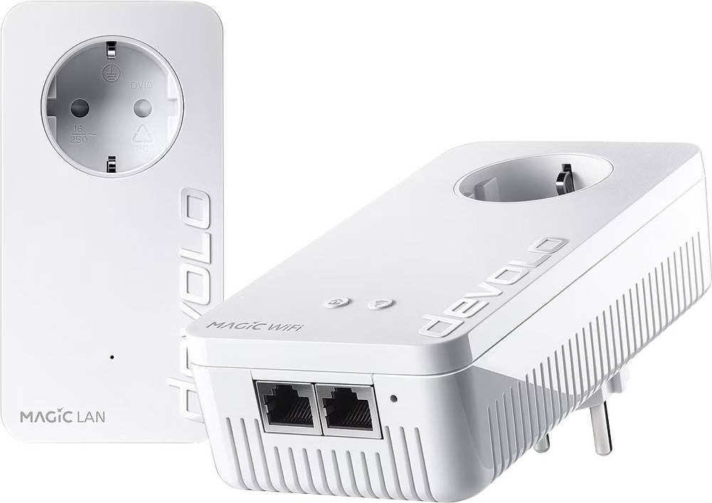 Devolo Magic 2 WiFi 6 next Powerline Starter Kit 07188 Powerline,