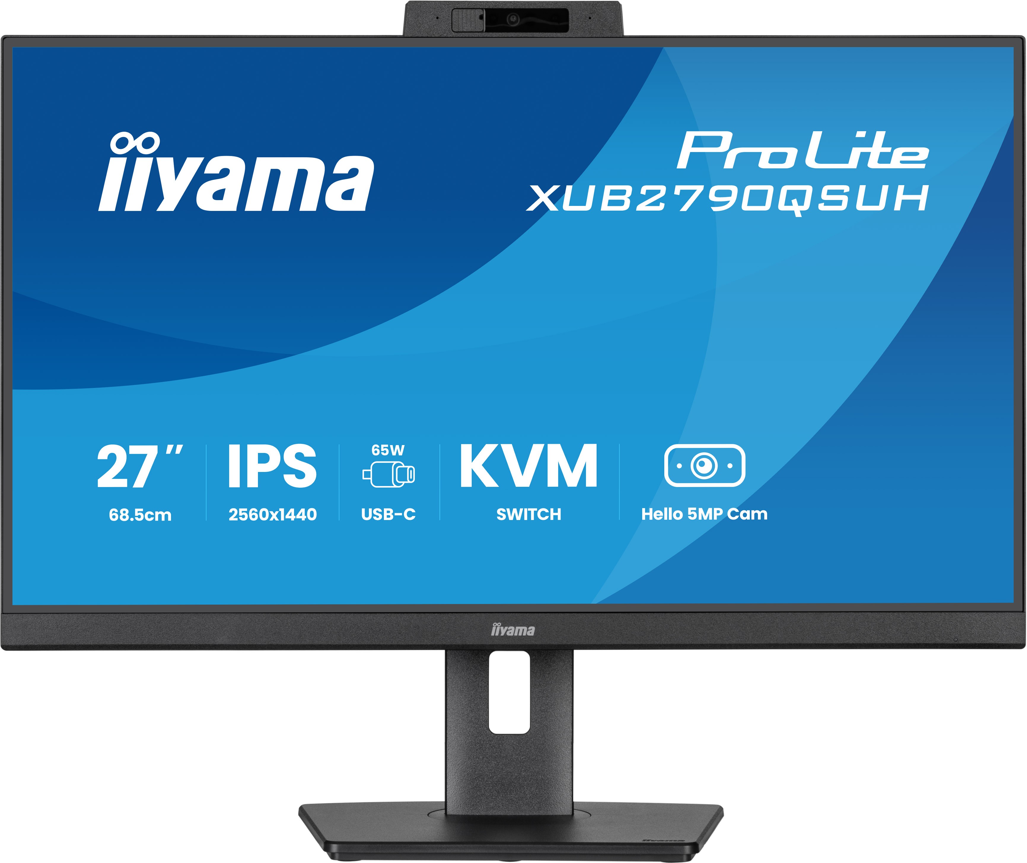 IIYAMA TFT XUB2790QSUH 68.5cm IPS 27''/2560x1440/HDMI/DP/USB-C/KVM/hv
