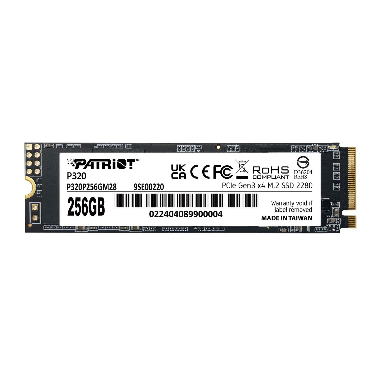 Patriot Memory P320 256 GB M.2 PCI Express 3.0 NVMe - Patriot Memory