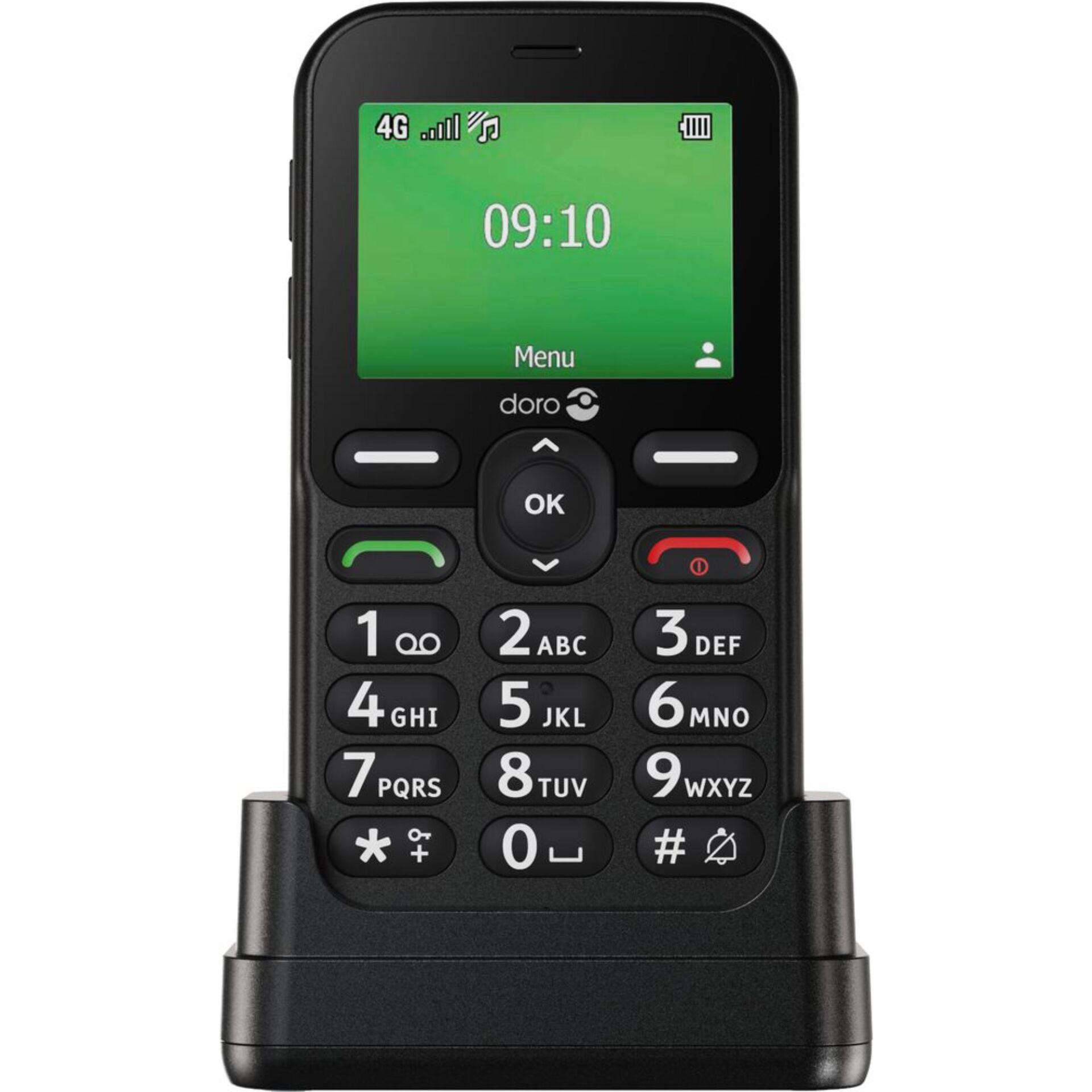 Doro Leva E10 6.1 cm (2.4") 118.9 g Black Senior phone - Doro Leva