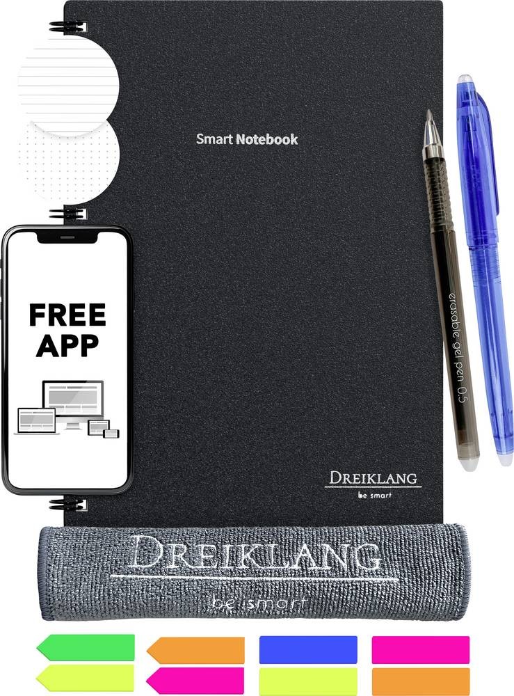 Dreiklang be smart 4270001452108 Wiederbeschreibbares Notizbook with