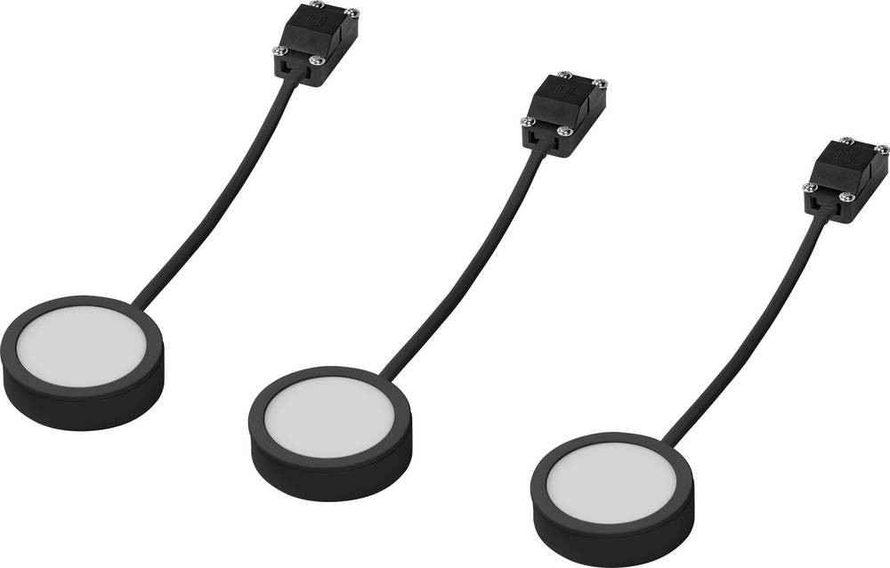 LEDVANCE Undercabinet Spot Puck 65mm 3 x 3W 830 noir LED-