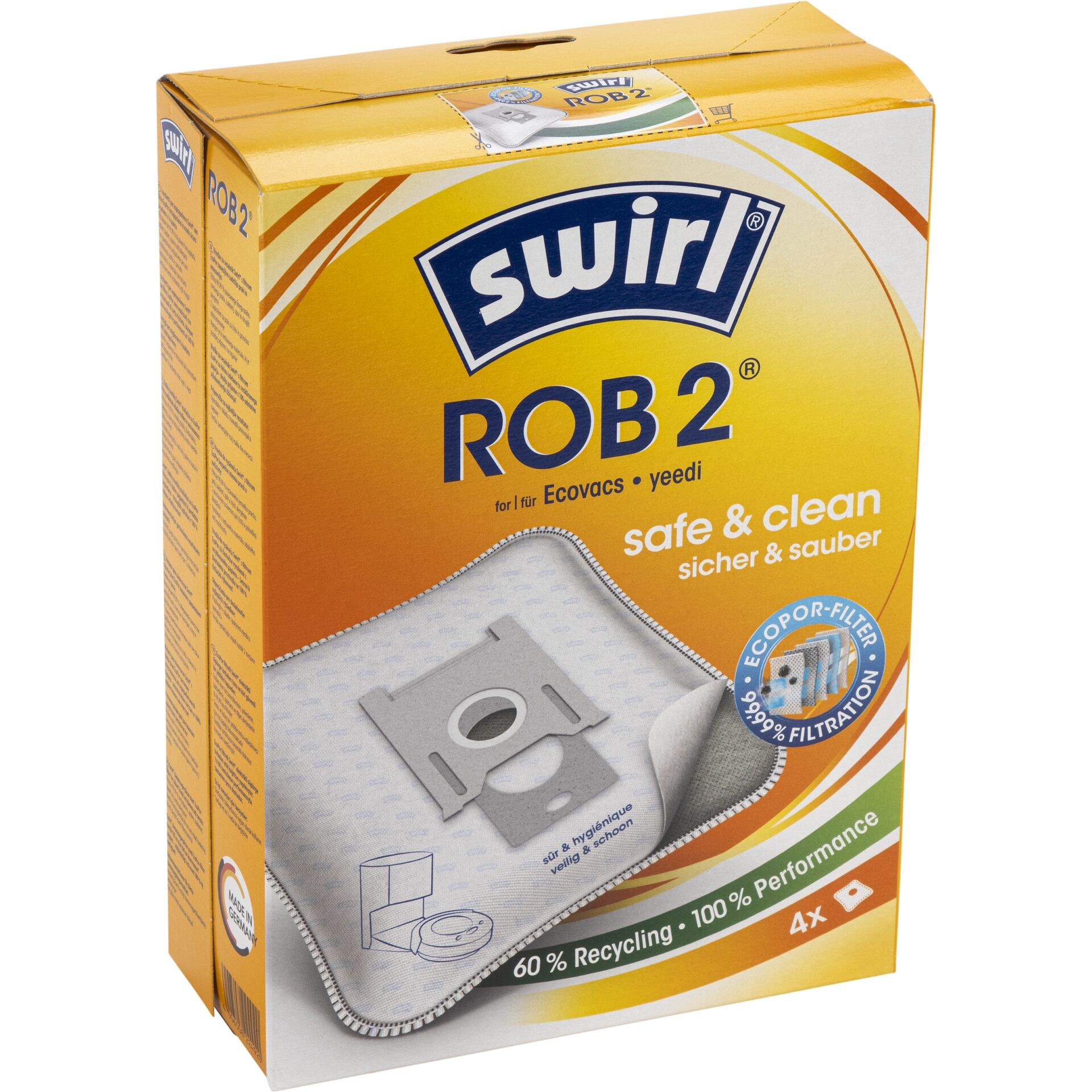 Swirl ROB 2 Sacchetto per la polvere Robot aspirapolvere - Swirl ROB