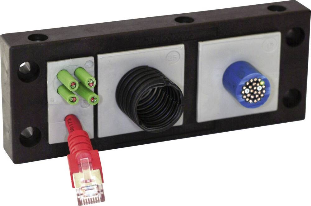 Icotek KEL 24/4 Kabeleinführungsleiste Polyamid black 1 pc(s)