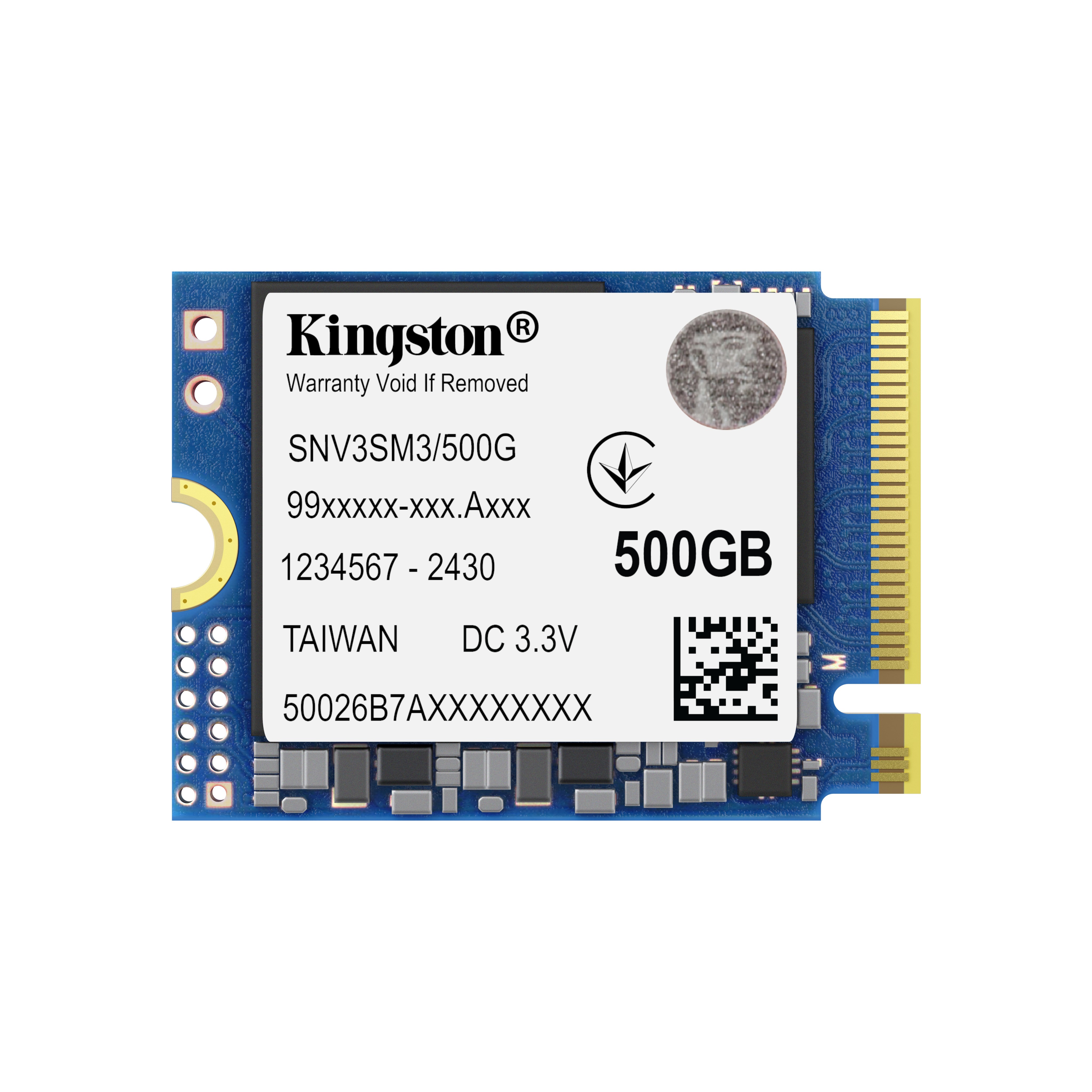 Kingston Technology 500G NV3 M.2 2230 NVMe SSD - Kingston Technology