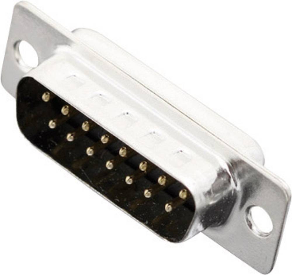MH Connectors MHDB15-SP 2101-0180-02 D-SUB Stiftleiste 180° Polzahl: