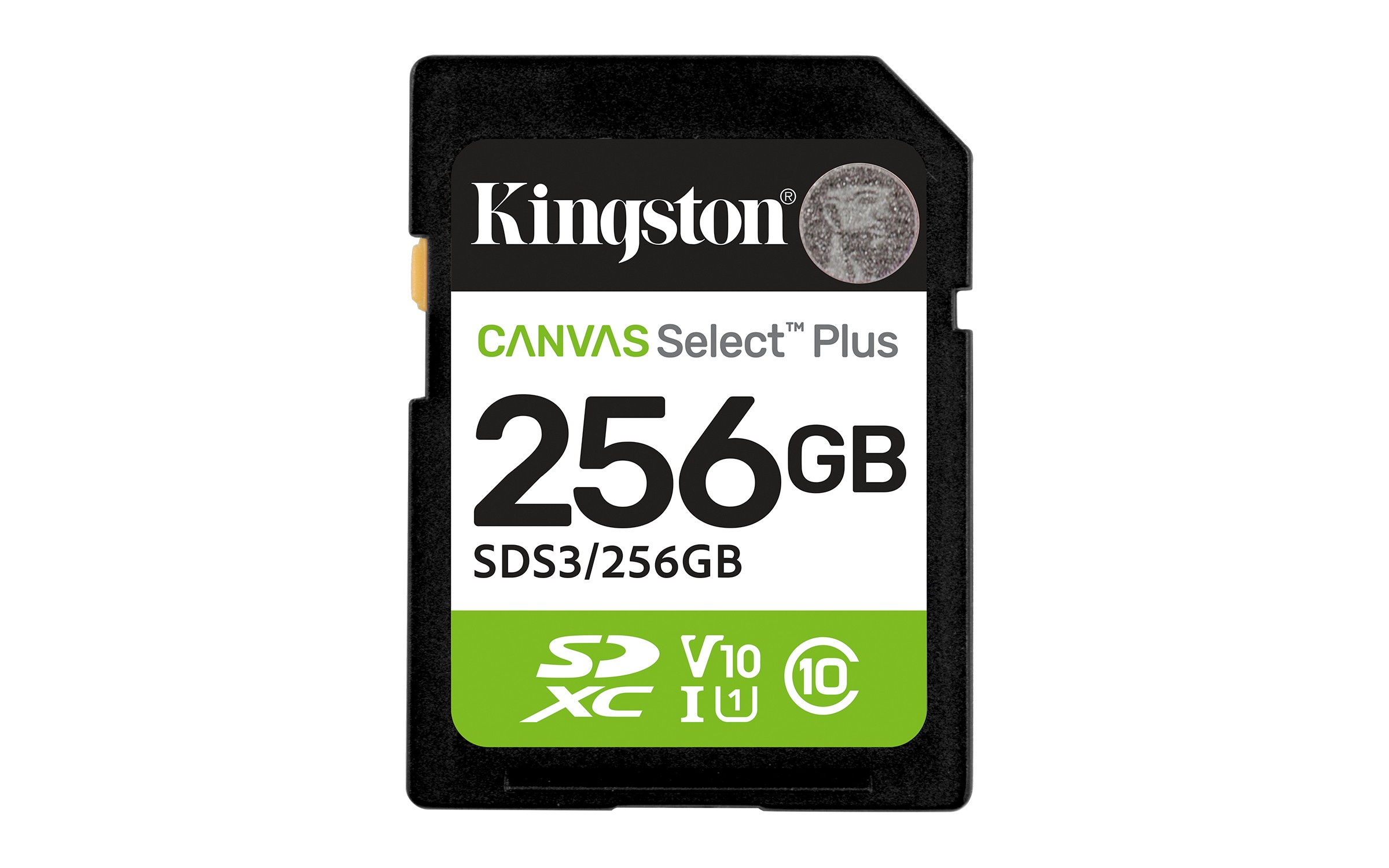 Kingston Technology 256GB SDXC Canvas Select Plus Gen3 150MB/s C10