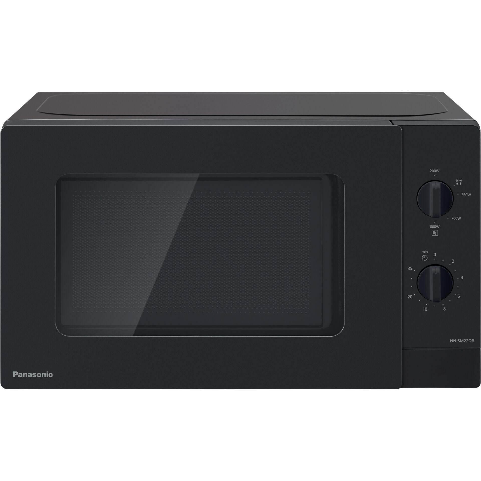 Panasonic NN-SM22QBEPG microwave Black Solo microwave Countertop 20 L