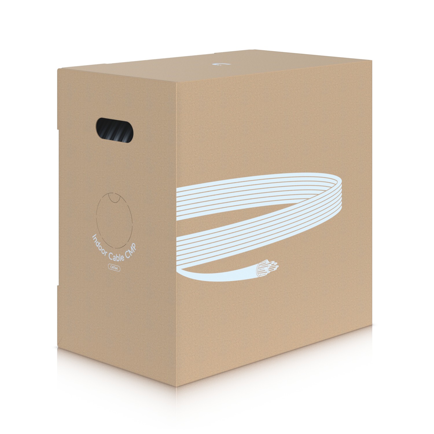 Ubiquiti UACC-Cable-C6A-CMP cable de red Blanco 305 m Cat6a U/UTP (