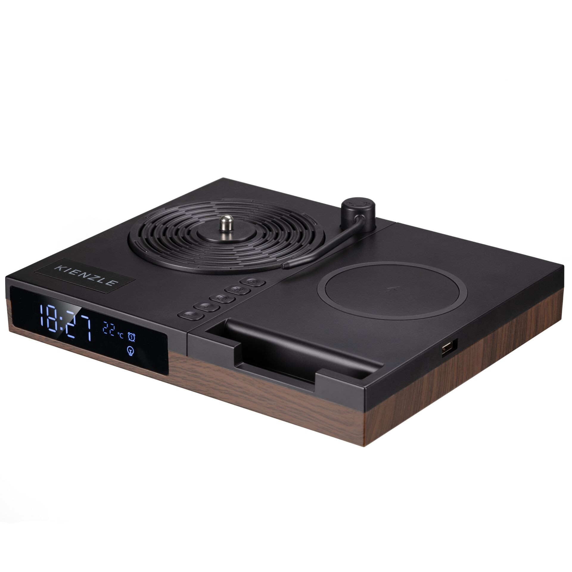 KIENZLE alarm clock wirelesse Lade- station BT speaker