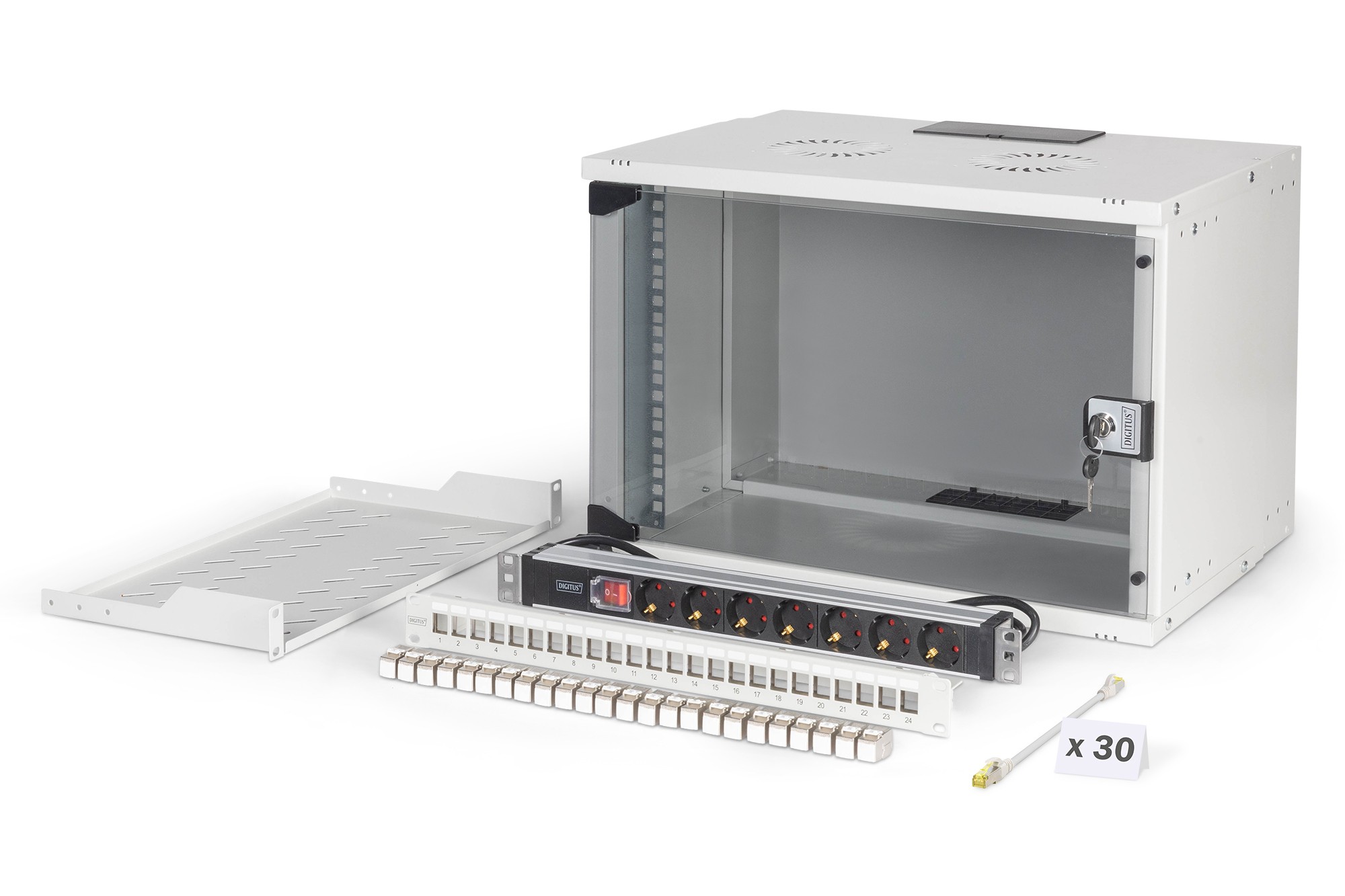 Digitus SOHO Pro network set, 483 mm (19") - 7U, 540 x 400 mm (W x D)