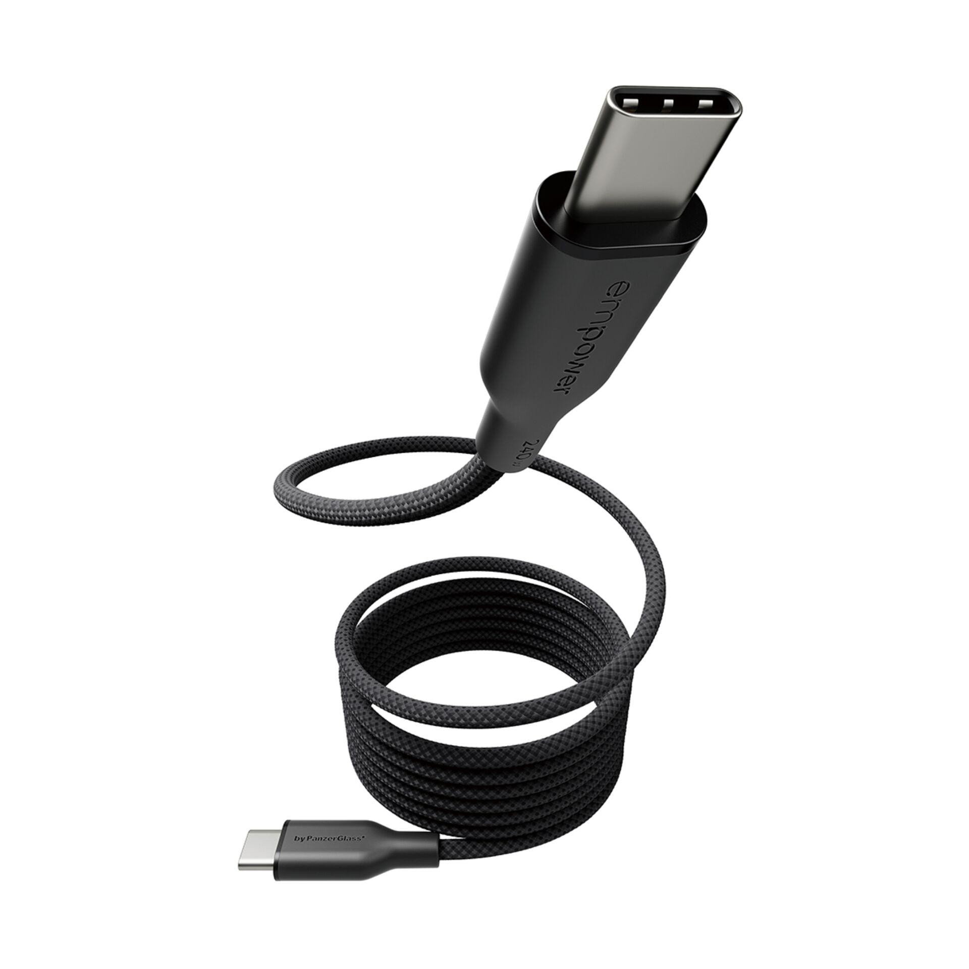 PanzerGlass empower by Magnetic 240W USB-C to USB-C Cable | USB