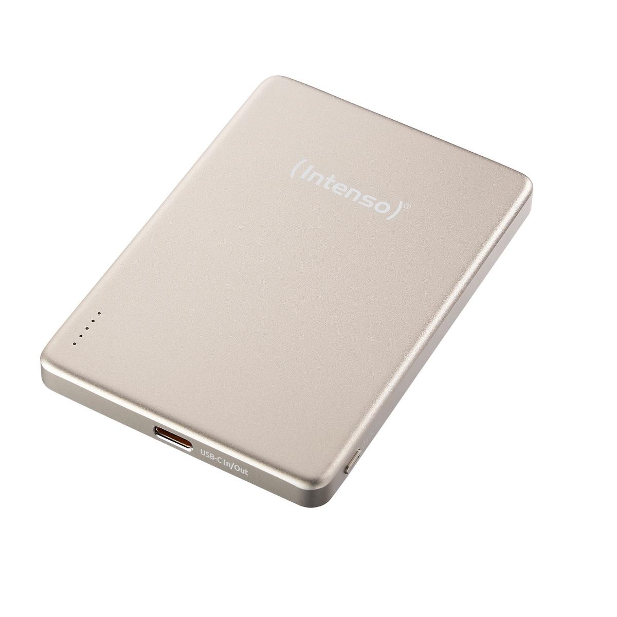 Intenso MW5000 Magnetic Power Bank 5000 mAh MagSafe Compatible,