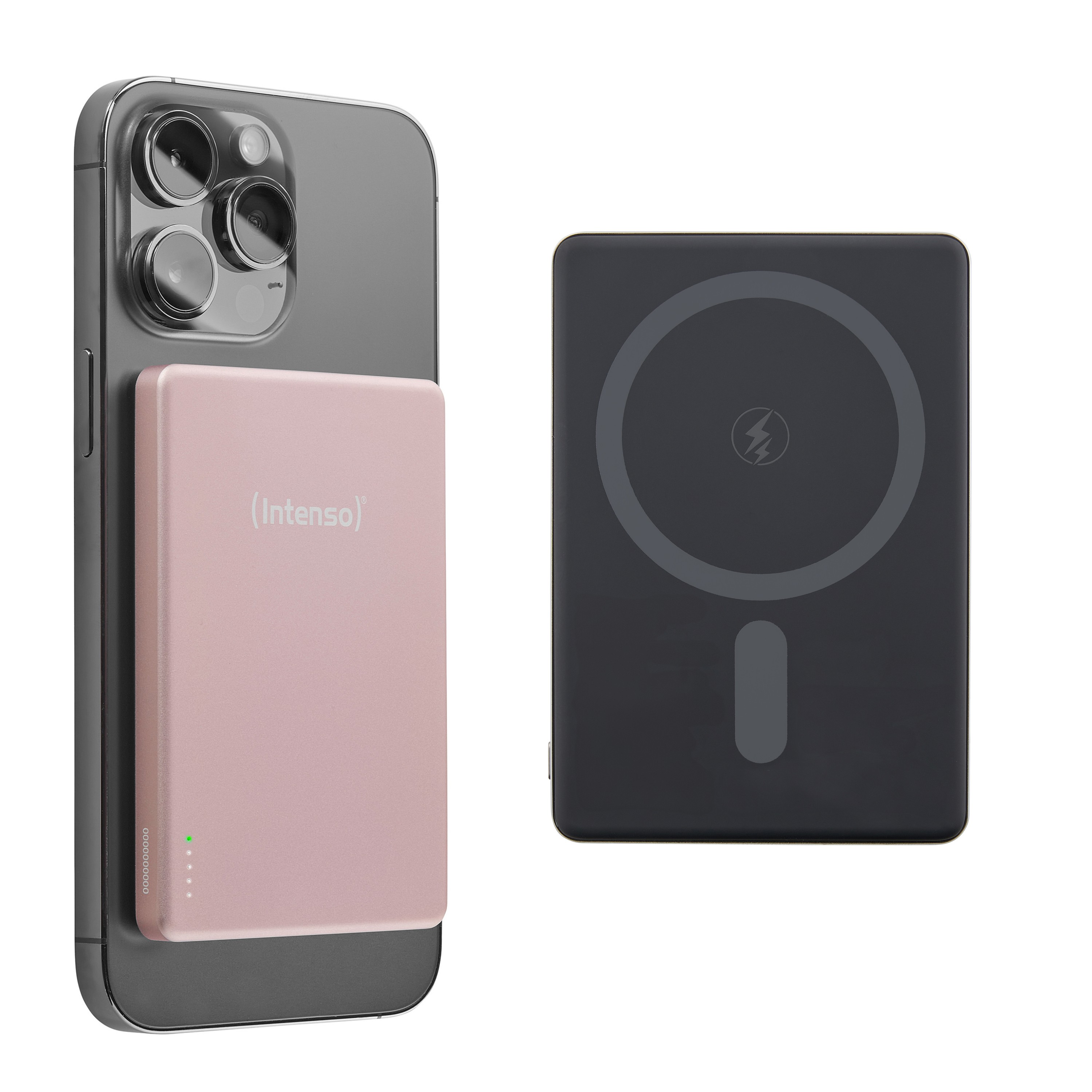 Intenso MW5000 Magnetic Power Bank 5000 mAh MagSafe Compatible,