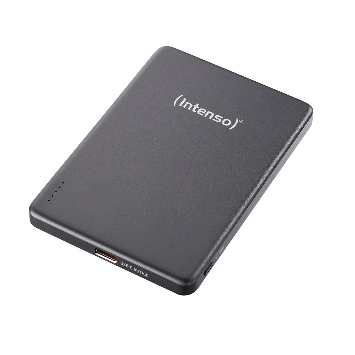 Intenso MW5000 Magnetic Power Bank 5000 mAh MagSafe Compatible,