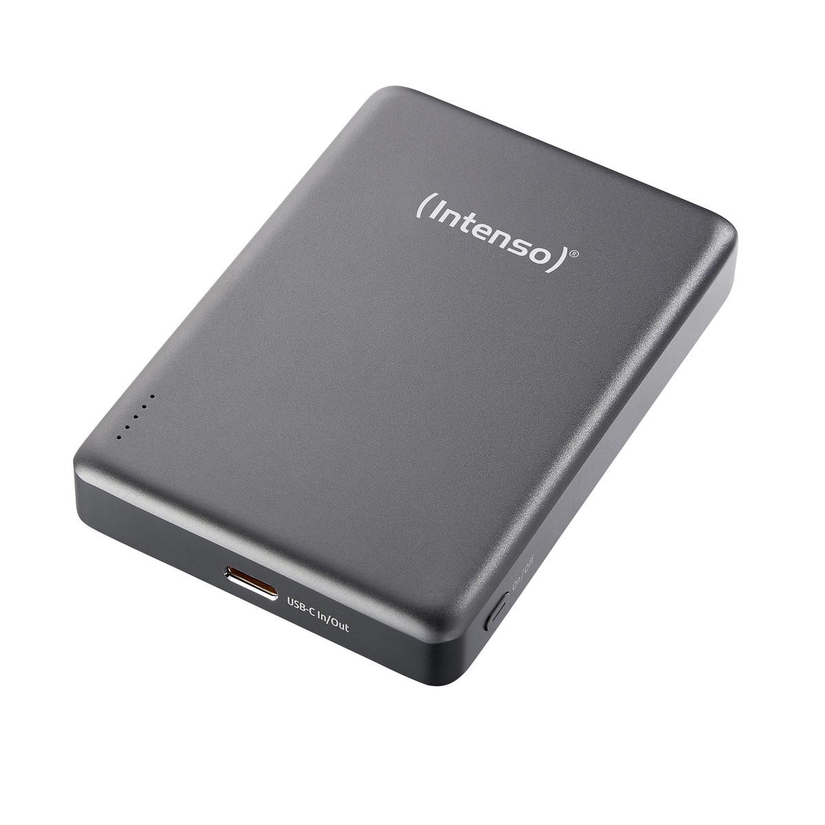 Intenso MW10000 Magnetic Power Bank 10000 mAh MagSafe Compatible,