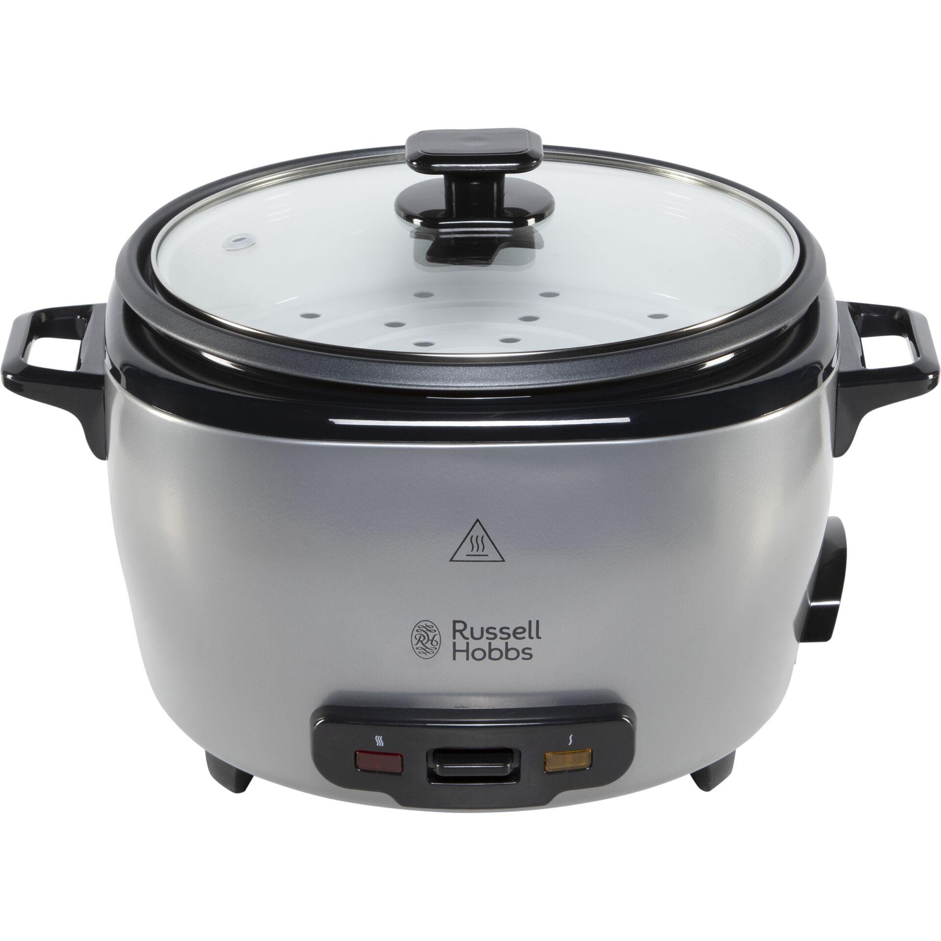 Russell Hobbs Maxicook cuoci riso 5 L 1000 W Nero, Acciaio inox -