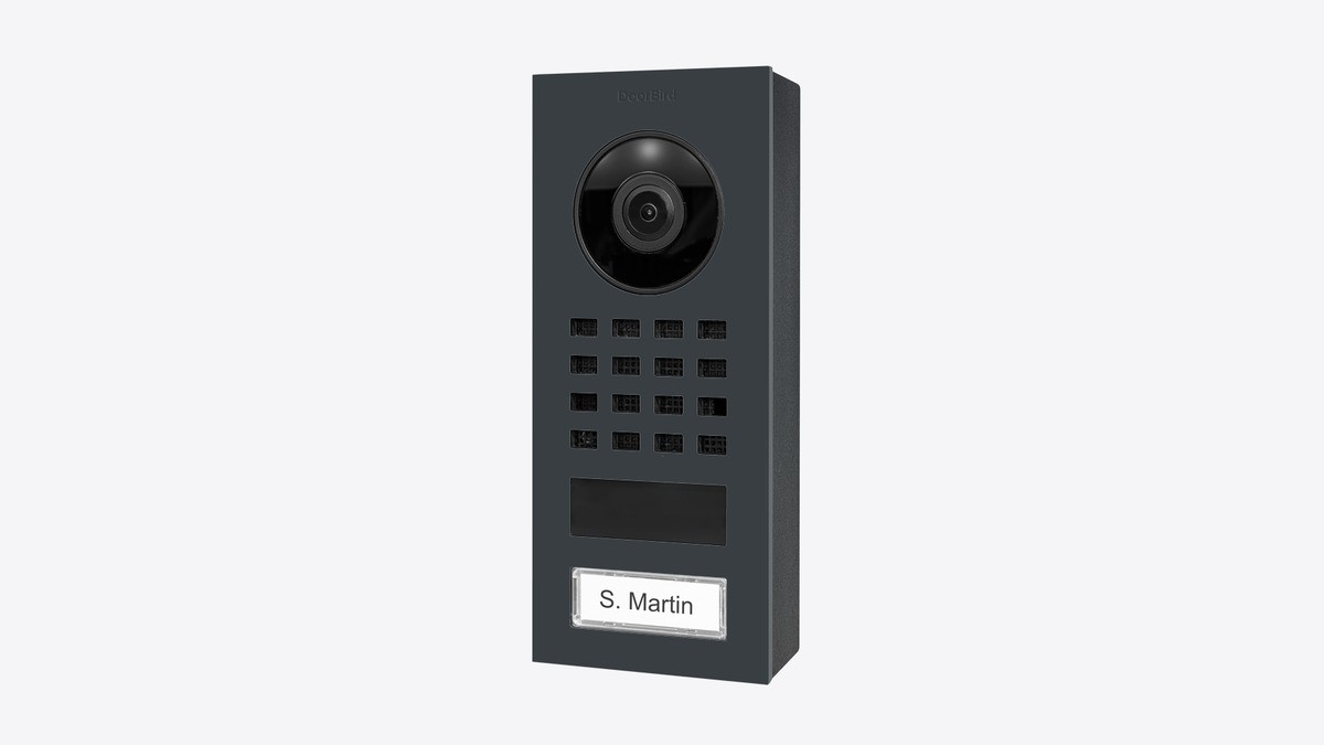 DoorBird D1101V video intercom system Anthracite - DoorBird D1101V,