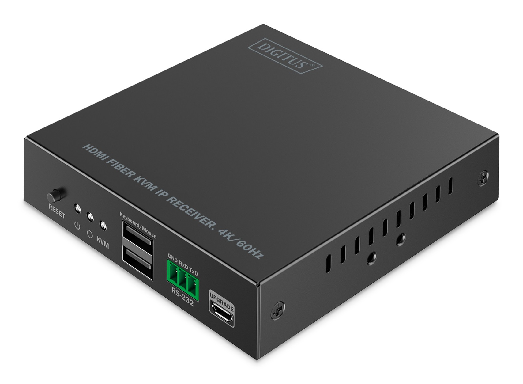 Digitus HDMI Fiber KVM IP Receiver, 4K/60Hz - Digitus HDMI Fiber KVM