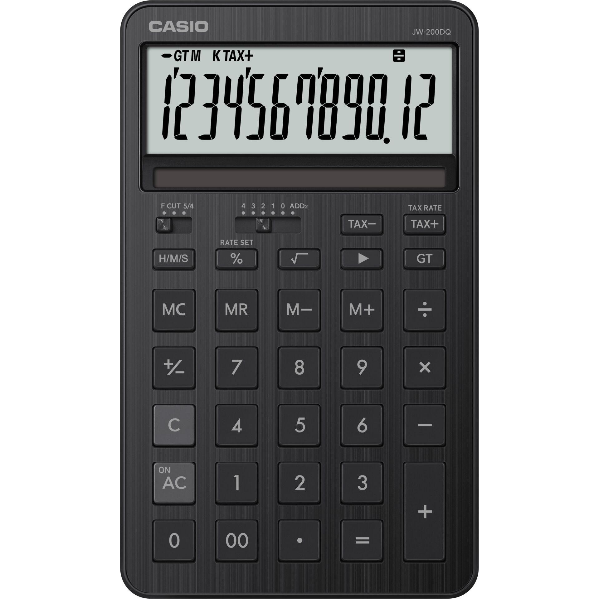 Casio Tischrechner Schwarz (B x H x T) 109 x 20.4 x 182mm