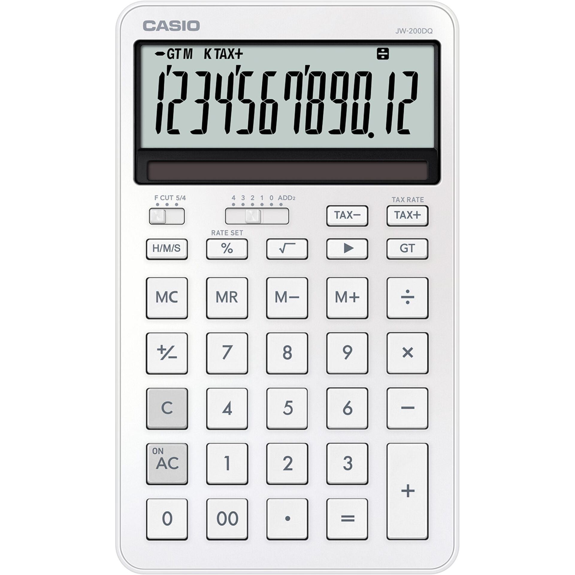 Casio Tischrechner Weiß (B x H x T) 109 x 20.4 x 182mm