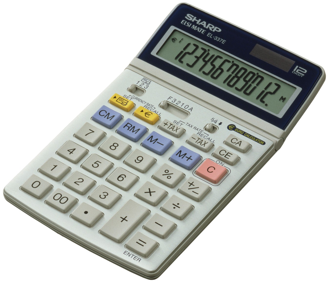 Sharp EL-337C calculator - Sharp EL-337C, 12 digits