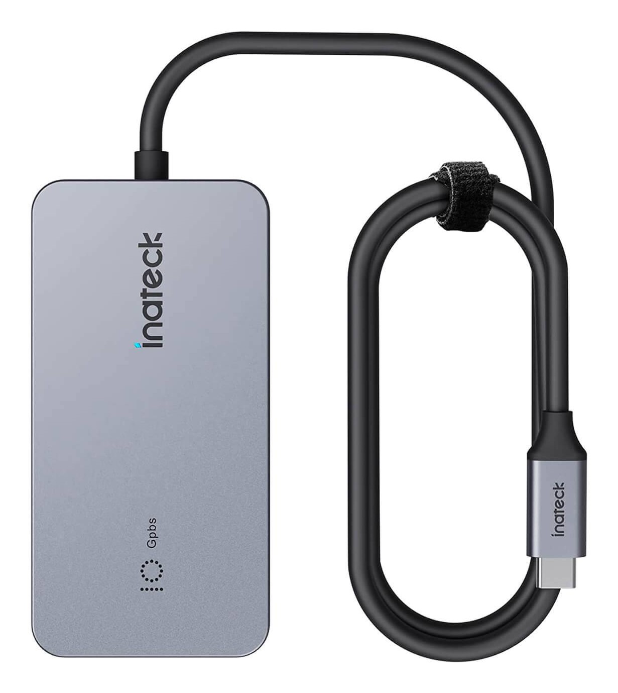 Inateck HB2027 USB 3.2 Gen 2 (3.1 Gen 2) Type-C 10000 Mbit/s Gris -