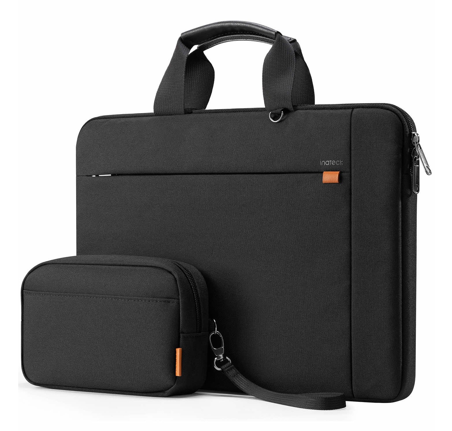 Inateck LB02014-15_BLACK laptop case 40.6 cm (16") Briefcase Black -