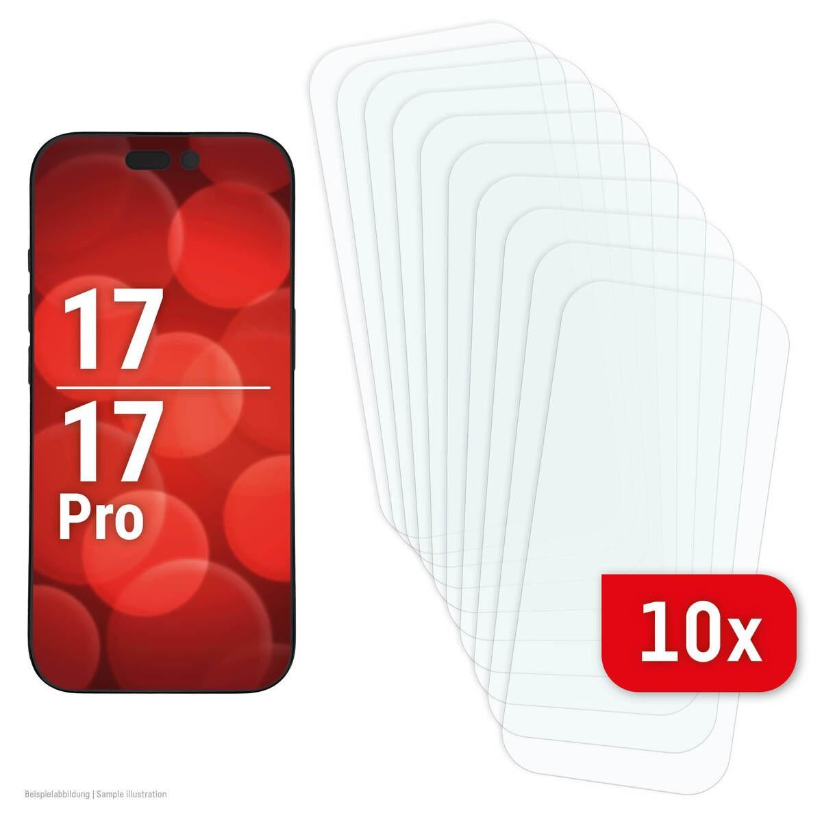 E.V.I. Displex Service-Kit 10x Real Glass iPhone 17/17 Pro - suitable