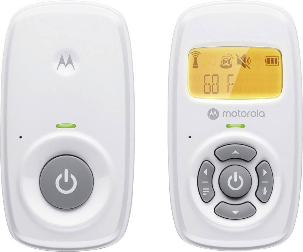 Motorola AM24 DECT babyphone White - Motorola AM24, DECT babyphone,