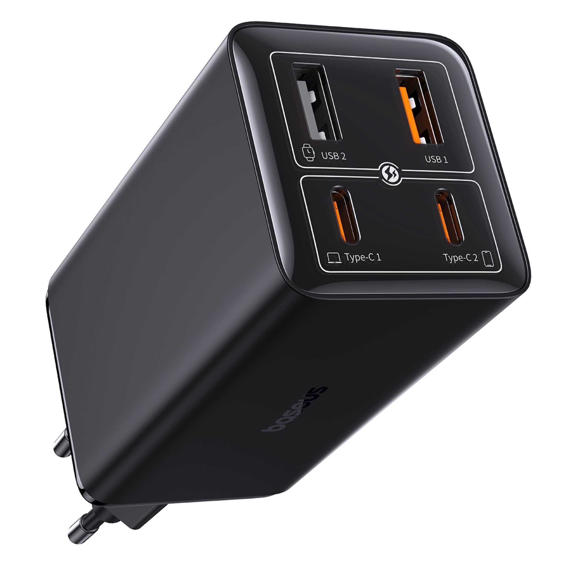 Baseus GaN6 Pro 100W EU incl. charging cable 1m black